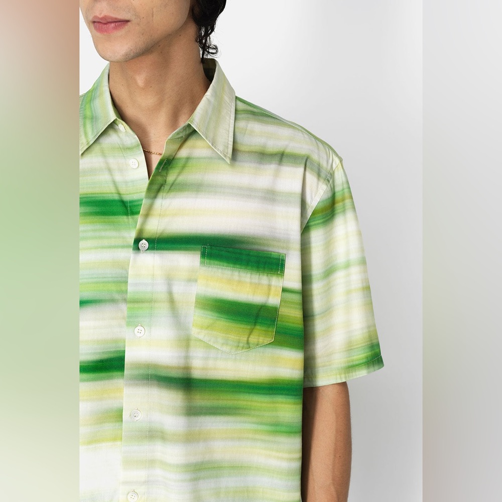 SALE! JOHN ELLIOTT SS CLOAK BUTTON UP - NWT - Picture 3 of 8